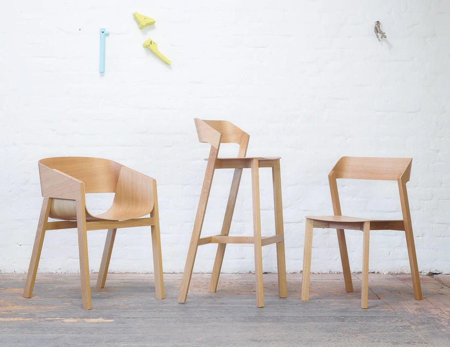 Merano Chair - Natural Oak - Veneer Seat - by TON