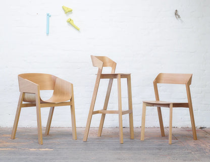 Merano Chair - Natural Oak - Veneer Seat - by TON