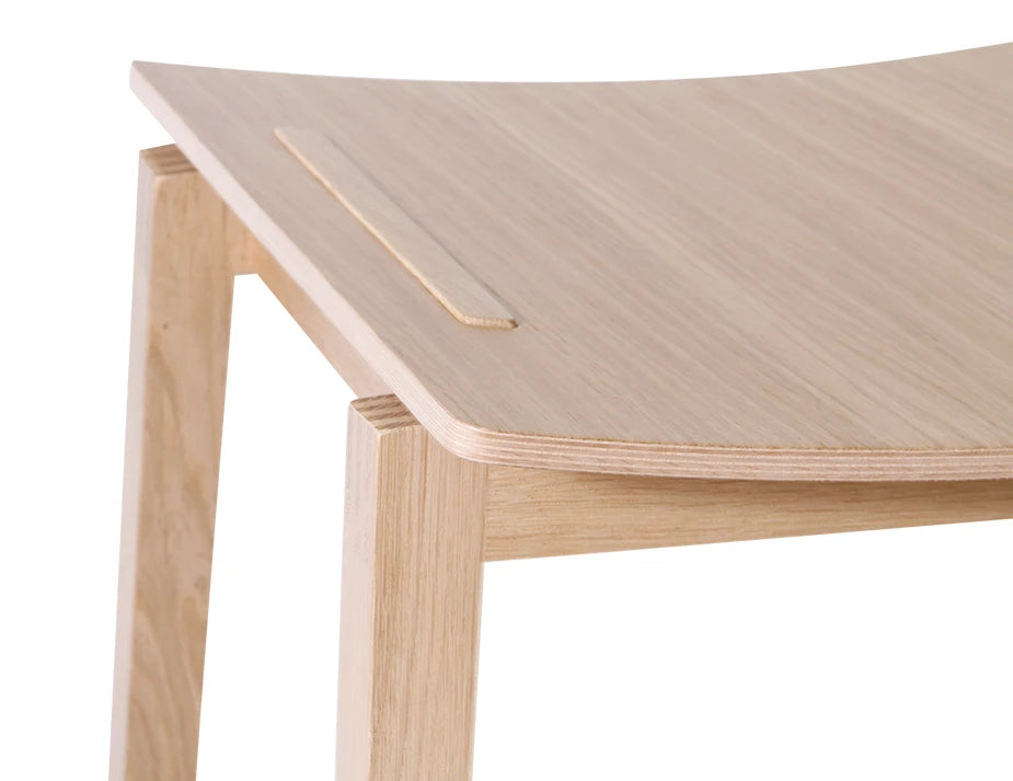 Stockholm Stool - Natural Oak - by TON