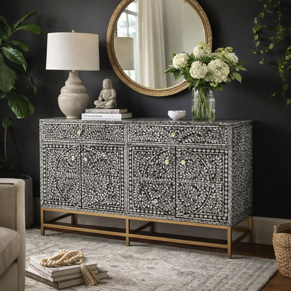 Odessa Vine Mother of Pearl Sideboard 139cm