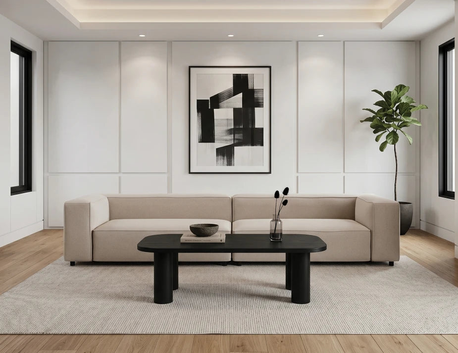 Orbix Rectangle Coffee Table - Black