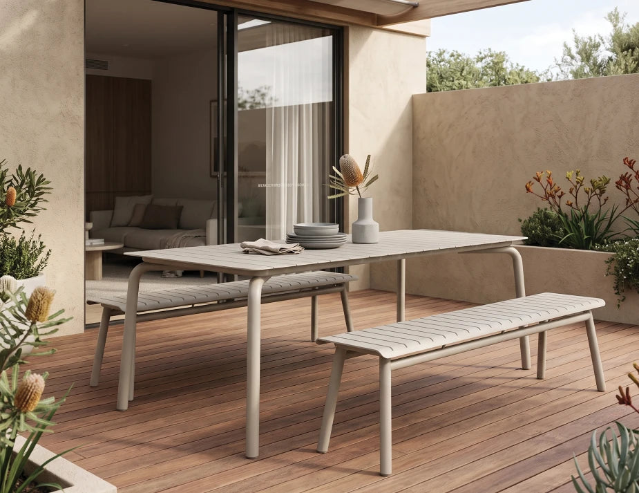 Roku Bench 190cm - Outdoor - Latte
