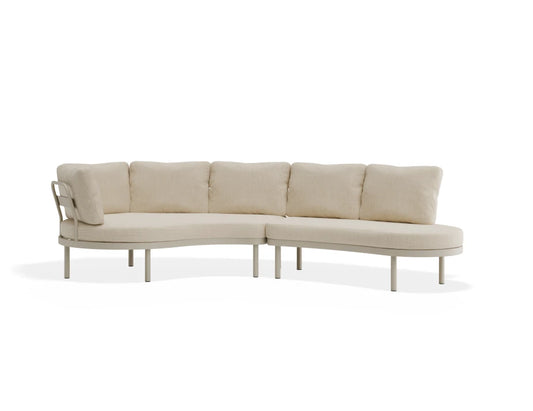 Aluna Sofa Right End Open - Latte - Outdoor