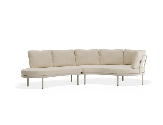 Aluna Sofa Left End Open - Latte - Outdoor