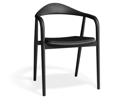 Arki Armchair - Black Ash with Pad