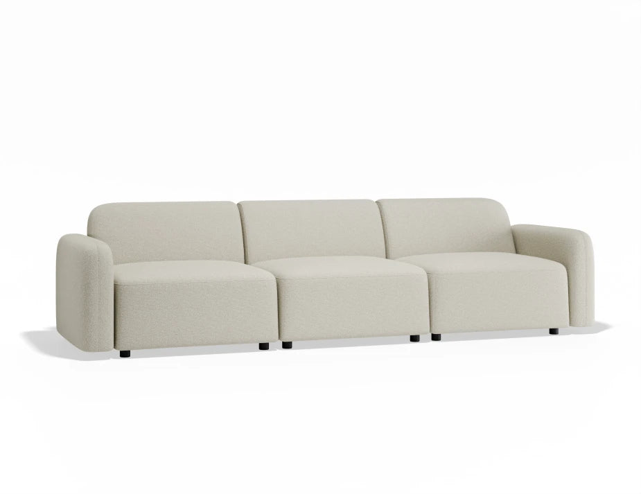 Atticus Modular Sofa - 3 Seater - Ivory Cream