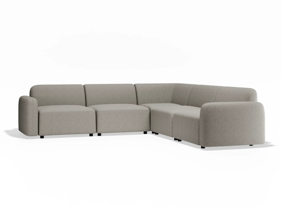 Atticus Modular Sofa - Config C Corner - Oyster Grey