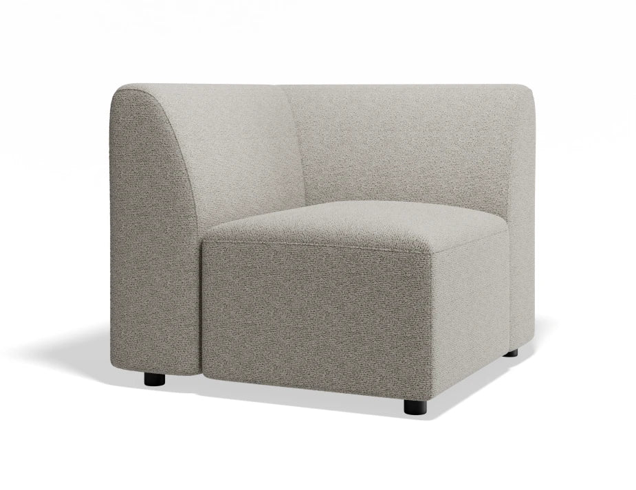 Atticus Modular Sofa Section - Corner - Oyster Grey