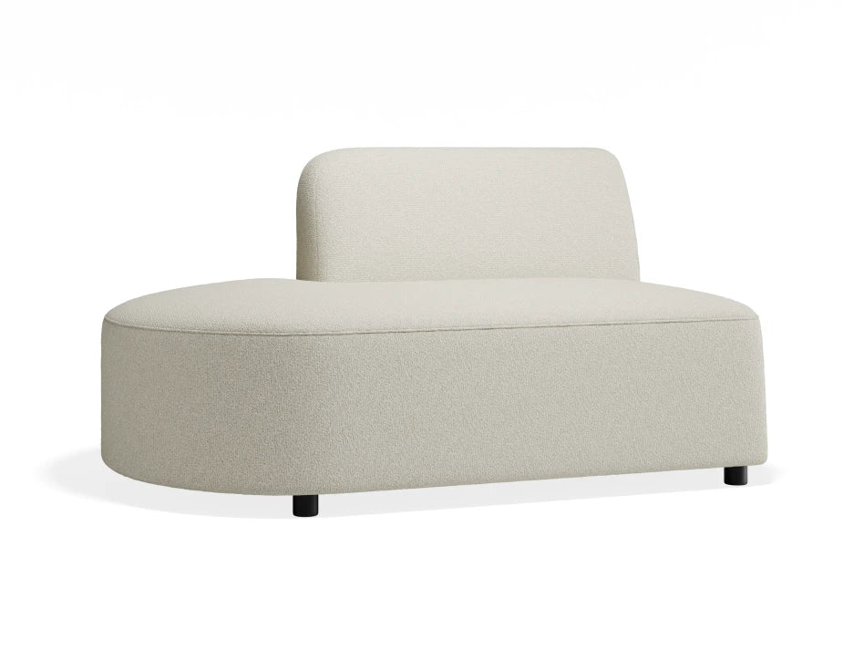 Atticus Modular Sofa Section - Left Open End - Ivory Cream