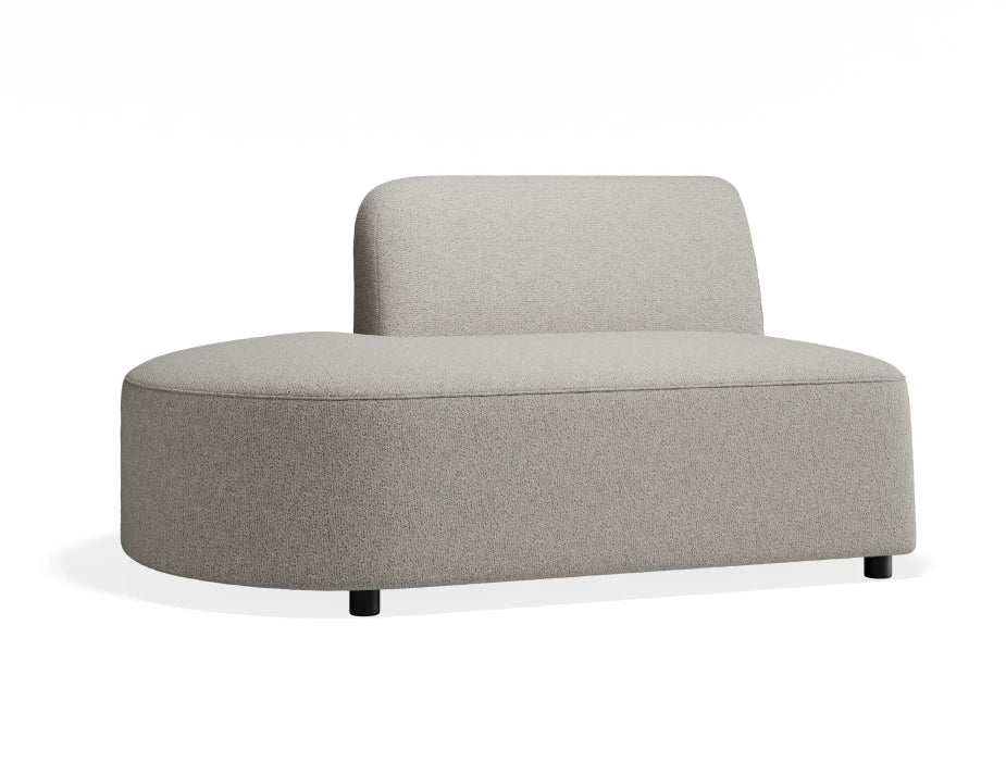 Atticus Modular Sofa Section - Left Open End - Oyster Grey