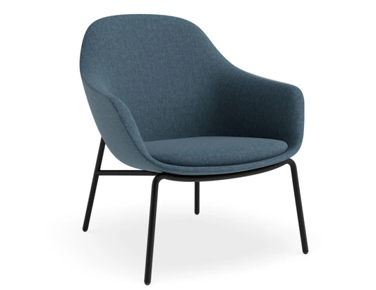 Core Lounge Chair - 4 Post Base - Blue
