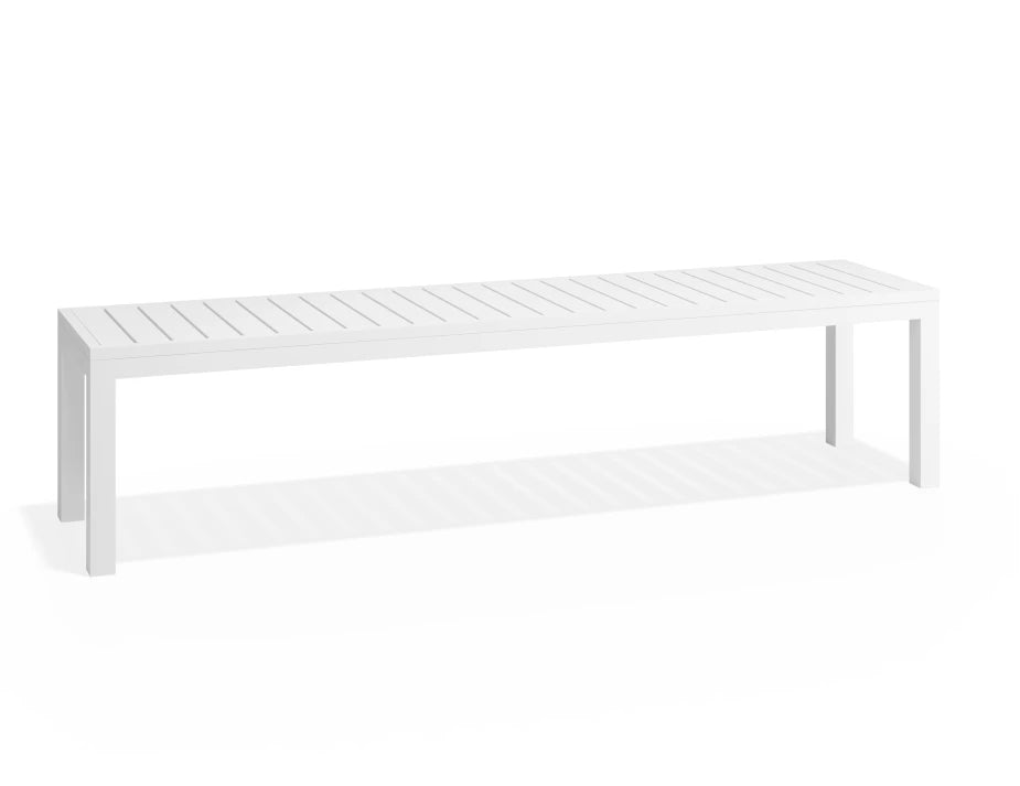 Halki Bench Seat - Outdoor - 190cm - White