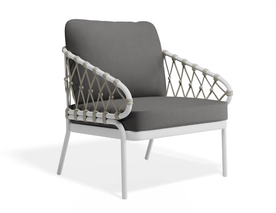 Kara Lounge Chair - Outdoor - Single - White
