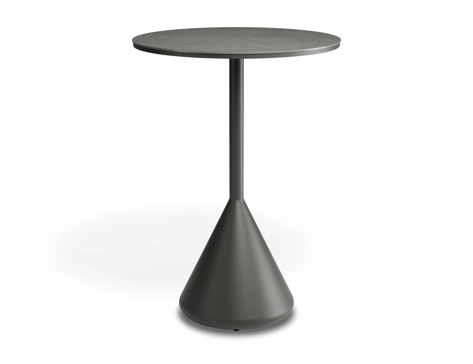 Kora High Bar Table - Outdoor - Charcoal - Basalt Ceramic Top