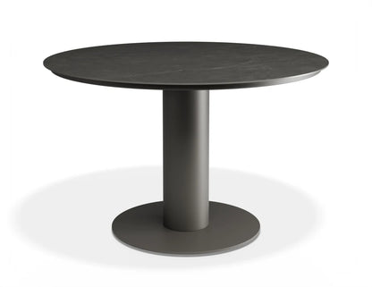 Loma Dining Table Charcoal 120cm - Outdoor - Basalt Ceramic Top