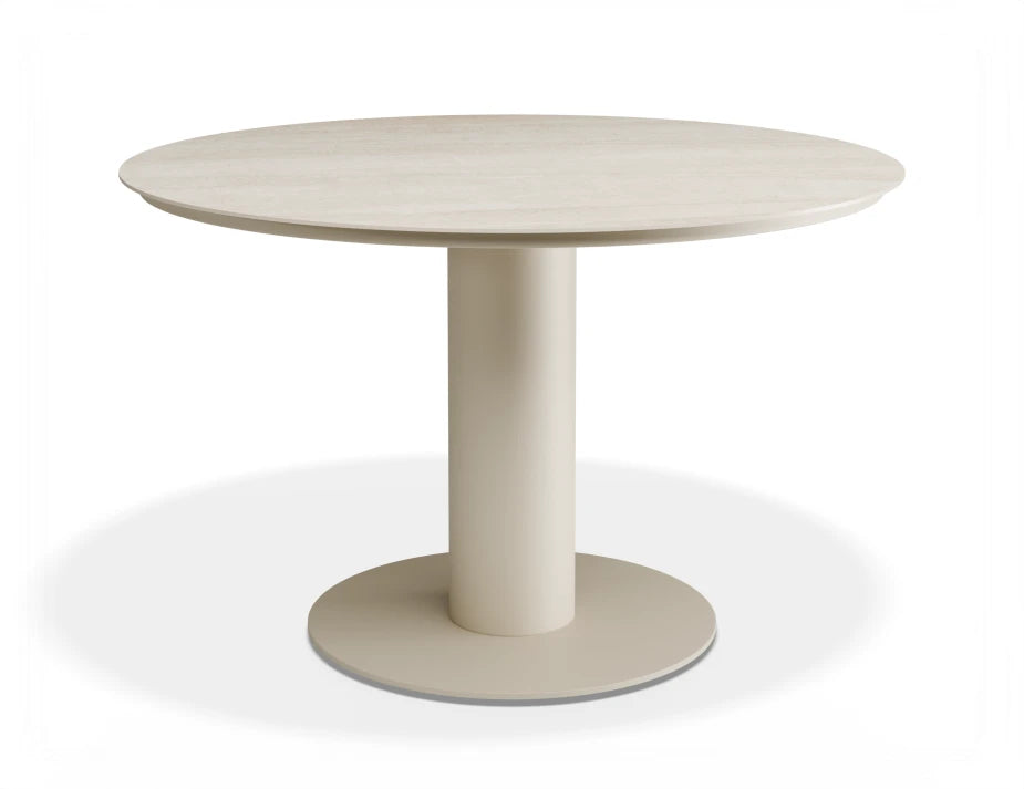 Loma Dining Table Latte 120cm - Outdoor - Dune Ceramic Top