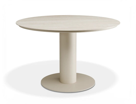 Loma Dining Table Latte 120cm - Outdoor - Dune Ceramic Top