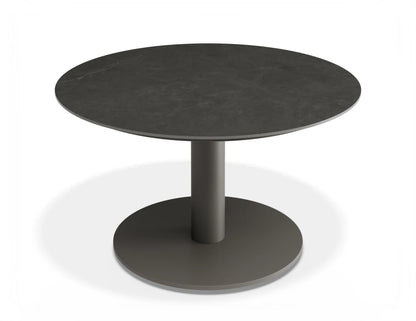 Loma Coffee Table Charcoal 70cm - Outdoor - Basalt Ceramic Top