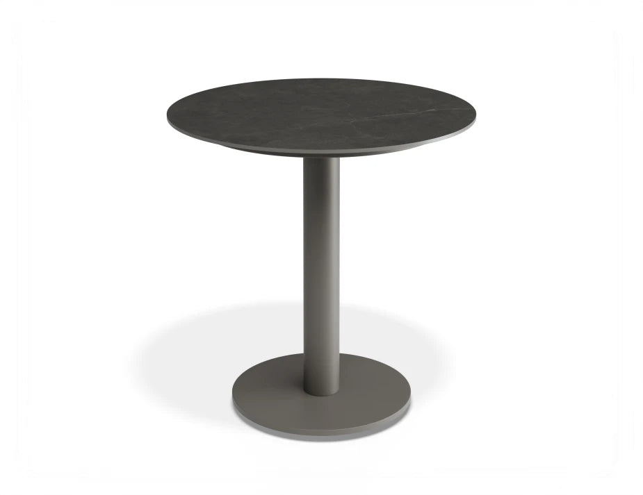 Loma Side Table Charcoal - Outdoor - Basalt Ceramic Top