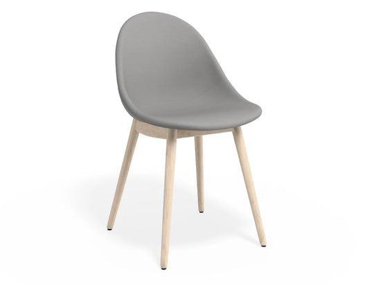 Pebble Fabric Light Grey Upholstered Chair