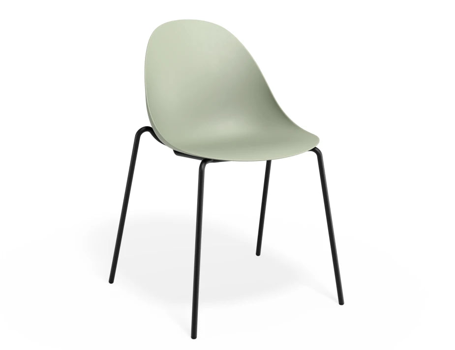 Pebble Chair Mint Green with Shell Seat