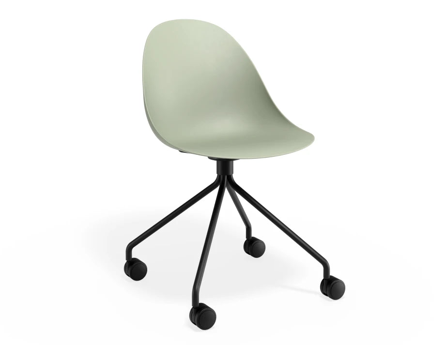 Pebble Chair Mint Green with Shell Seat
