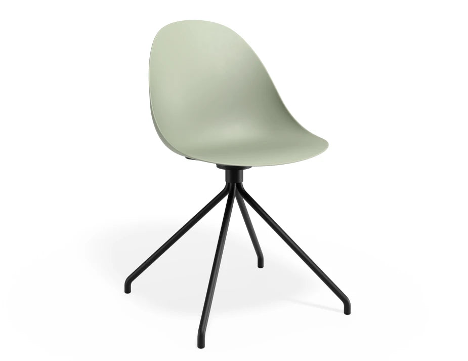 Pebble Chair Mint Green with Shell Seat