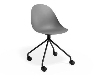 Pebble Chair Grey with Shell Seat