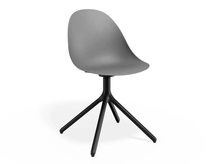 Pebble Chair Grey with Shell Seat