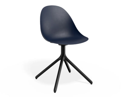 Pebble Chair Navy Blue with Shell Seat