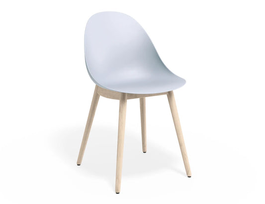 Pebble Chair Pale Blue with Shell Seat