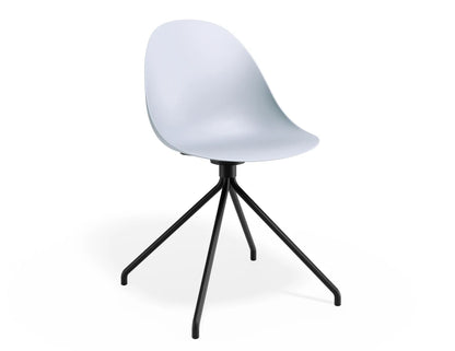 Pebble Chair Pale Blue with Shell Seat