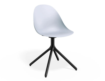Pebble Chair Pale Blue with Shell Seat