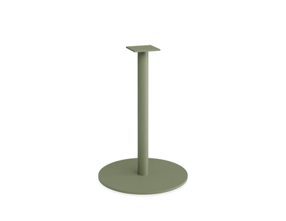 Roku Cafe Table Base & Pole 71cm - Outdoor - Eucalyptus Green