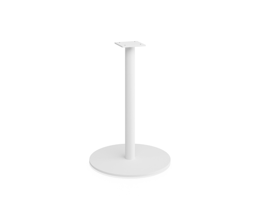 Roku Cafe Table Base & Pole 71cm - Outdoor - White