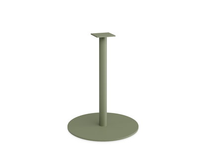 Roku Cafe Table Base & Pole 71cm - Outdoor - Eucalyptus Green