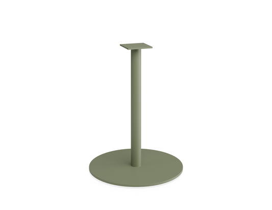 Roku Cafe Table Base & Pole 71cm - Outdoor - Eucalyptus Green