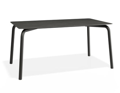 Roku Dining Table 160cm - Outdoor - Charcoal - Basalt Ceramic