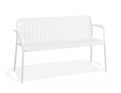 Roku Garden Bench 125cm - Outdoor - White