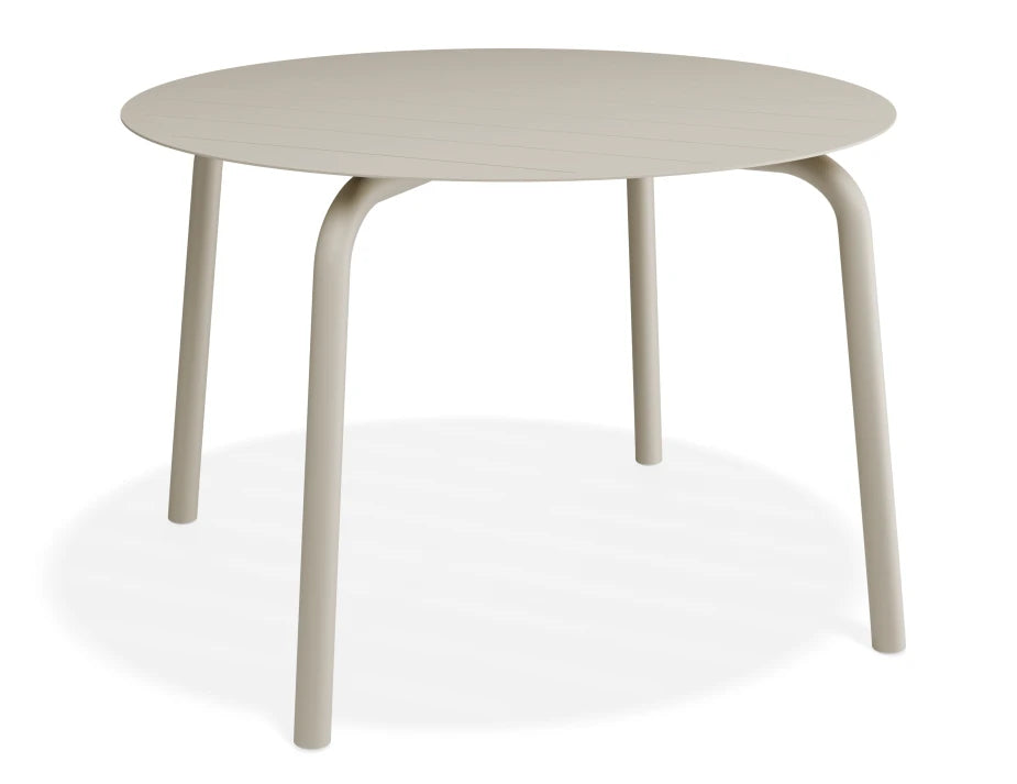 Roku Round Dining Table 120cm - Outdoor - Latte