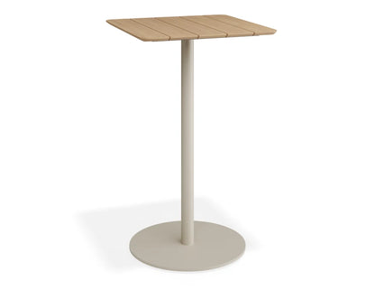 Roku High Bar Teak Table - Outdoor - Latte