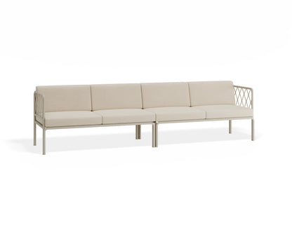 Seville 4 Seater Sofa - Latte - Outdoor