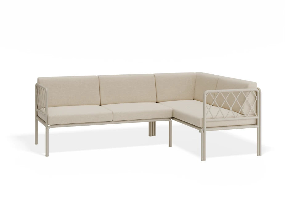 Seville Config B Corner Sofa - Latte - Outdoor