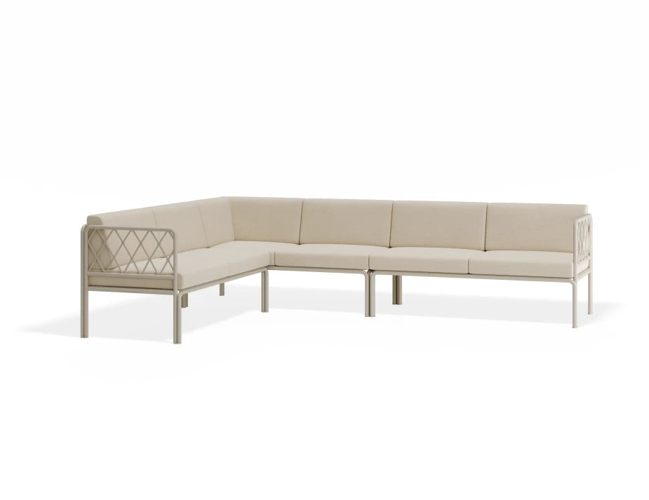 Seville Config C Corner Sofa - Latte - Outdoor