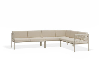 Seville Config D Corner Sofa - Latte - Outdoor