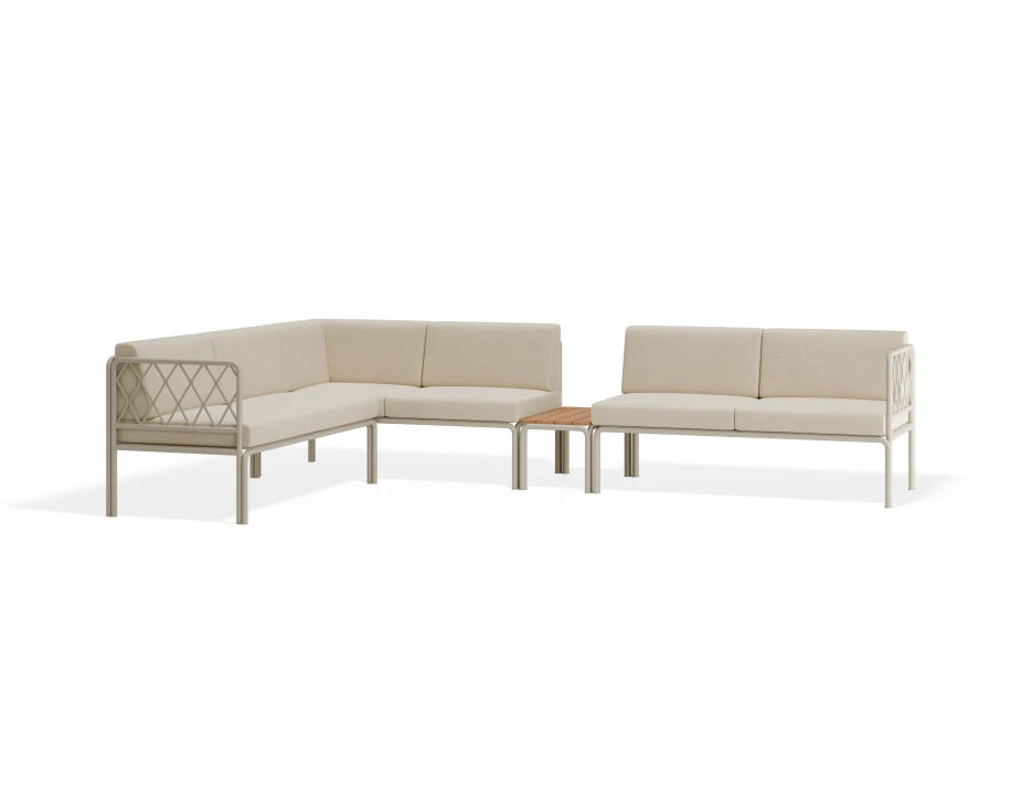 Seville Config I Corner Sofa - Latte - Outdoor