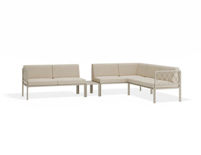Seville Config J Corner Sofa - Latte - Outdoor