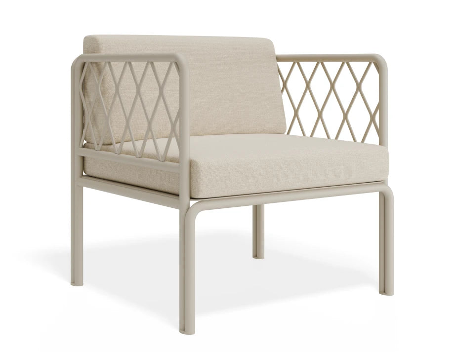 Seville Lounge Chair - Latte - Outdoor