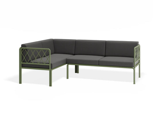 Seville Config A Corner Sofa - Eucalyptus Green - Outdoor