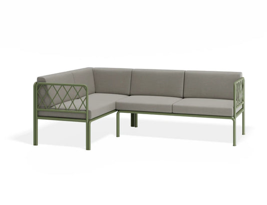 Seville Config A Corner Sofa - Eucalyptus Green - Outdoor